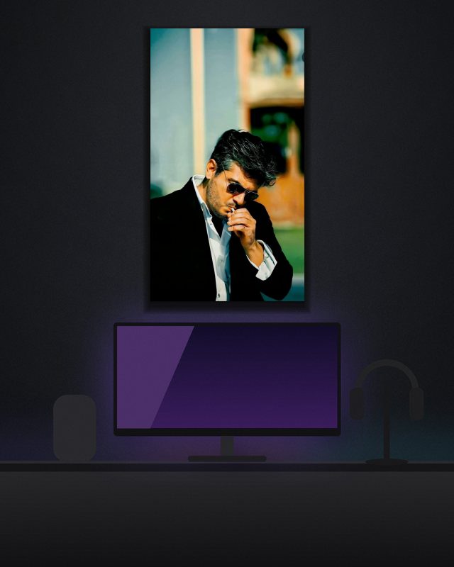 Ajith poster on a wall – KS Designs