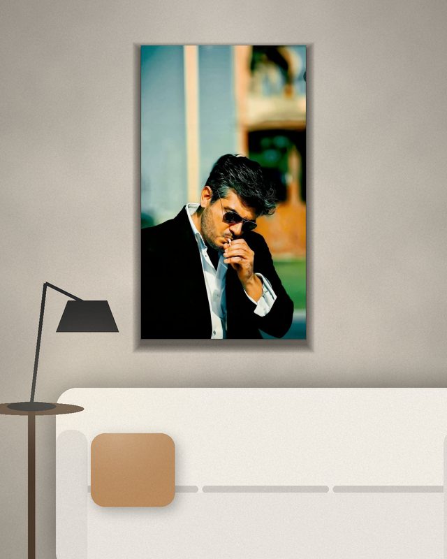 Ajith poster on a wall – KS Designs