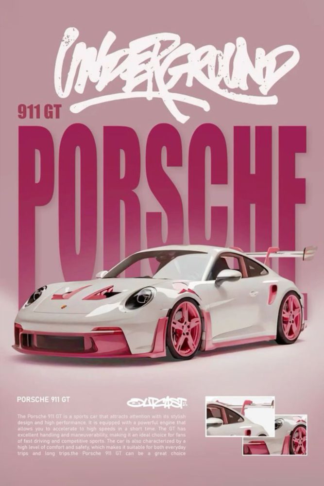 Porsche Poster 1 poster – KS Designs