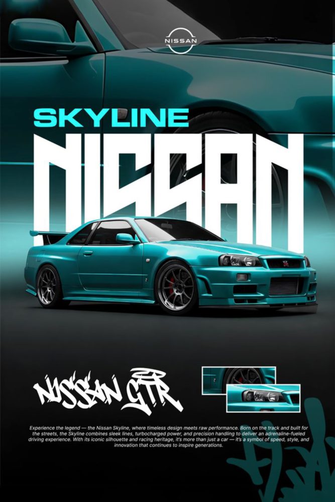 Skyline Nissan poster – KS Designs