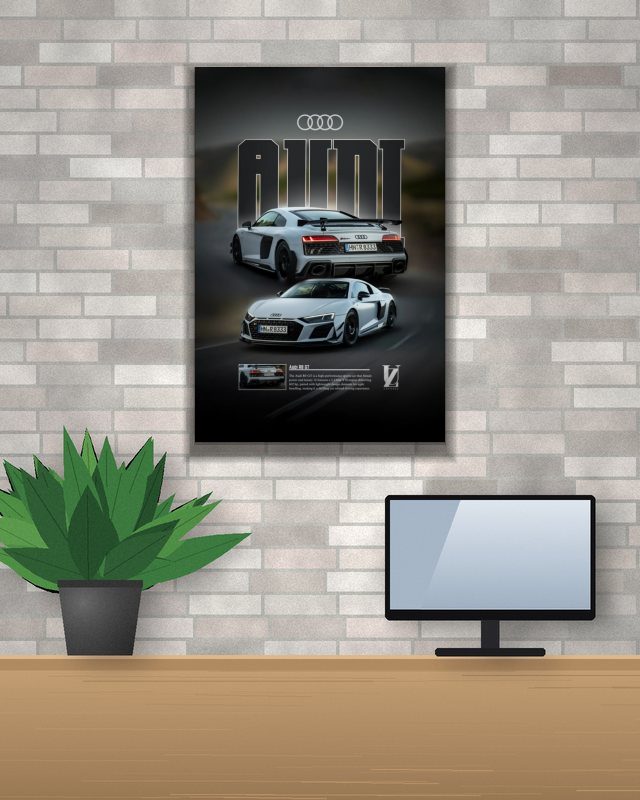 Audi poster on a wall – KS Designs