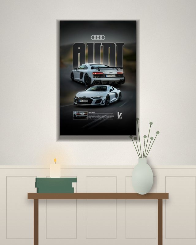 Audi poster on a wall – KS Designs