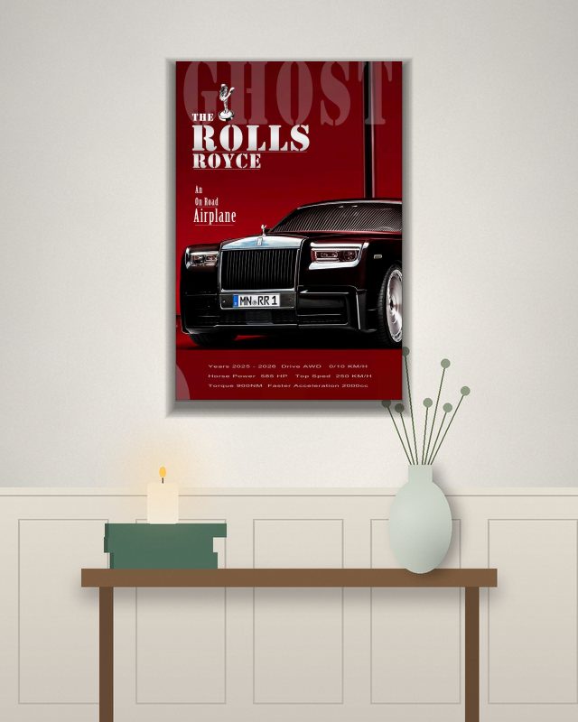 Rolls Royce poster on a wall – KS Designs