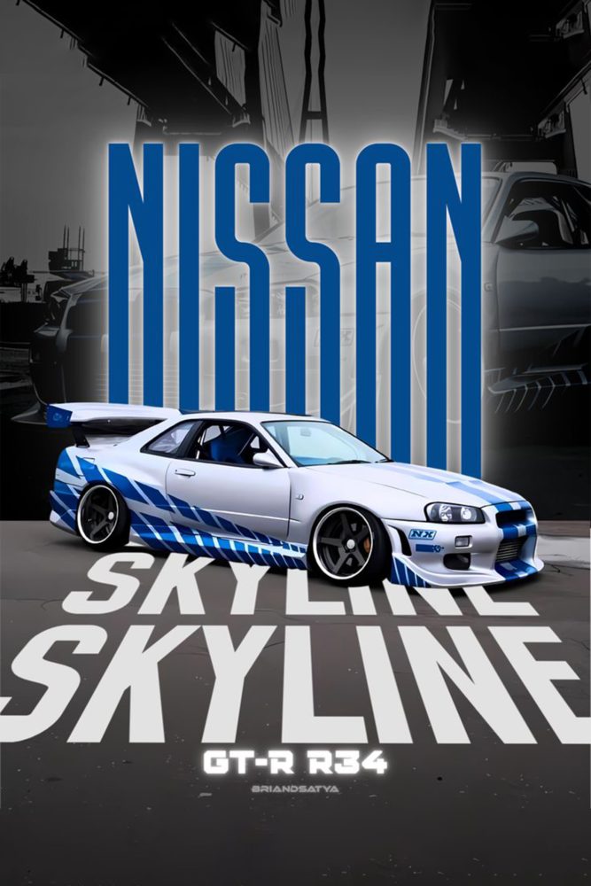 Nissan Skyline poster – KS Designs