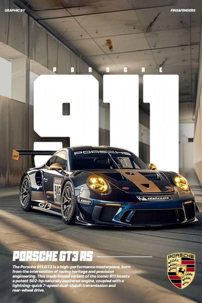 Porsche GT3 poster – KS Designs