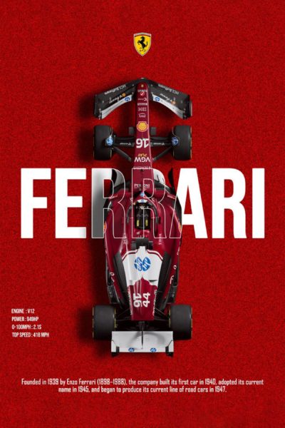 Ferrari poster – KS Designs