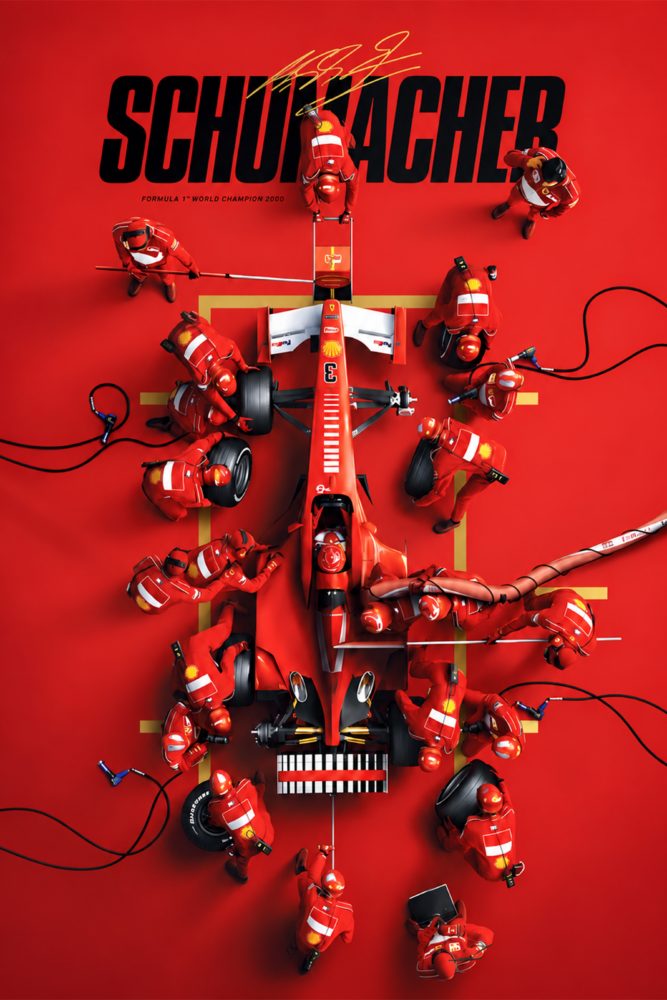 Schumacher | Formula One | F1 POSTERS poster – KS Designs
