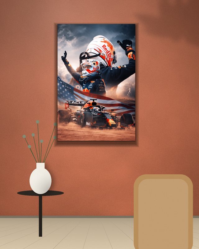 Max Verstappen US GP winner poster | Formula One | F1 POSTERS poster on a wall – KS Designs