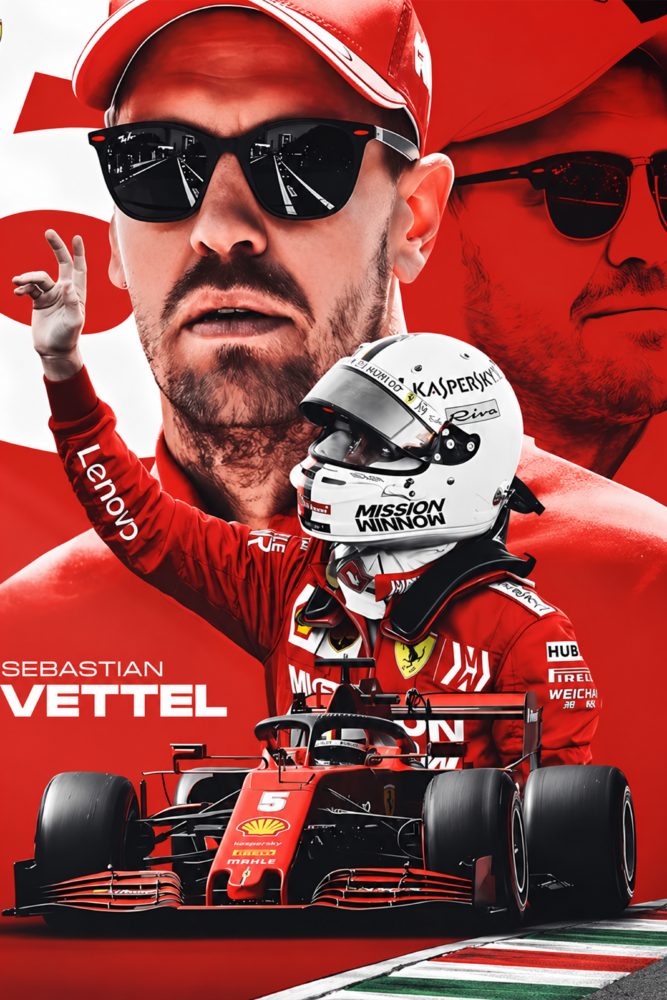 Sebastian Vettel | Formula One | F1 POSTERS poster – KS Designs