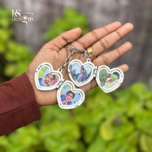 Open Heart Keychain
