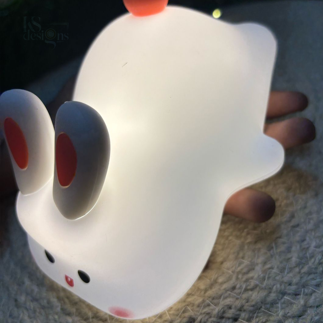 Sleeping Rabbit Silicone Night Lamp Sleeping Rabbit Silicone Night Lamp glowing