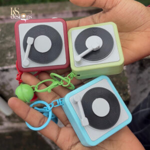 Mini Record Keychain