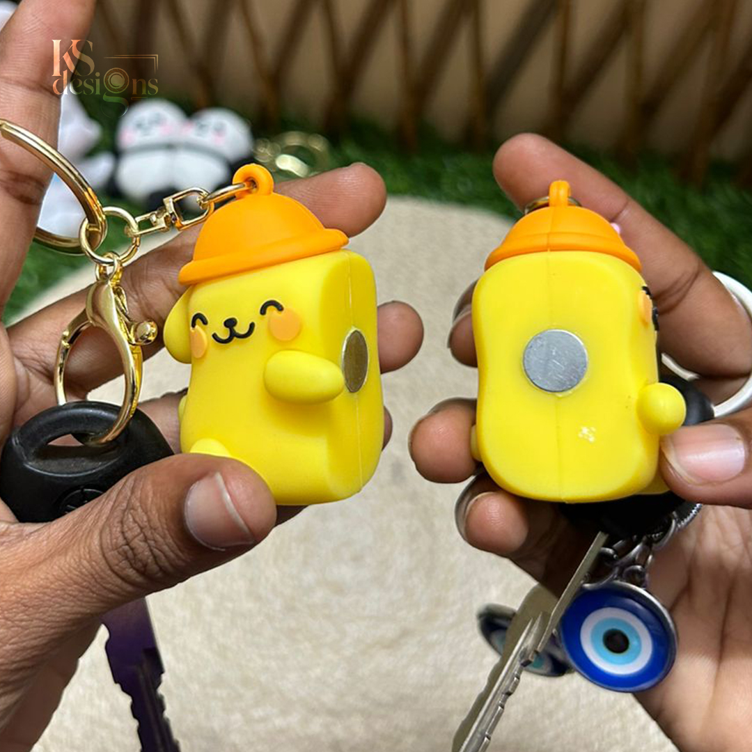 Magnet Yellow Puppy Keychain Magnet Yellow Puppy Keychain - Image 3