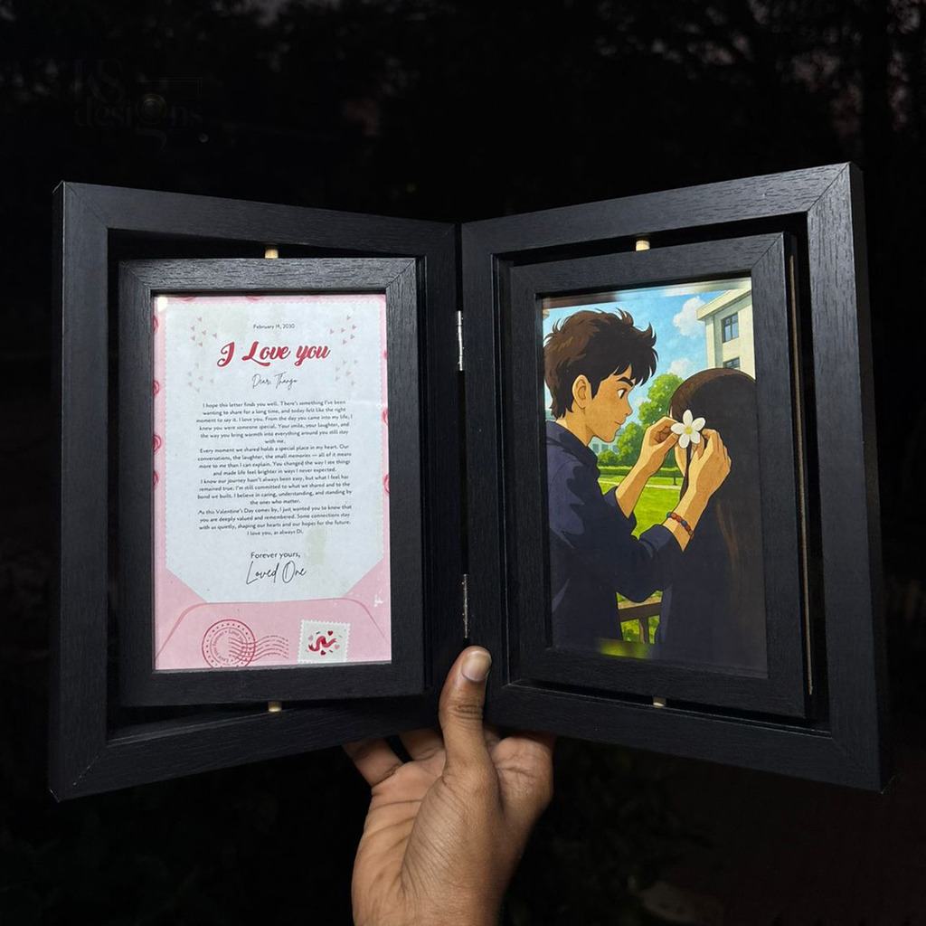 Secret folding Valentine frame Secret folding Valentine frame - Image 2