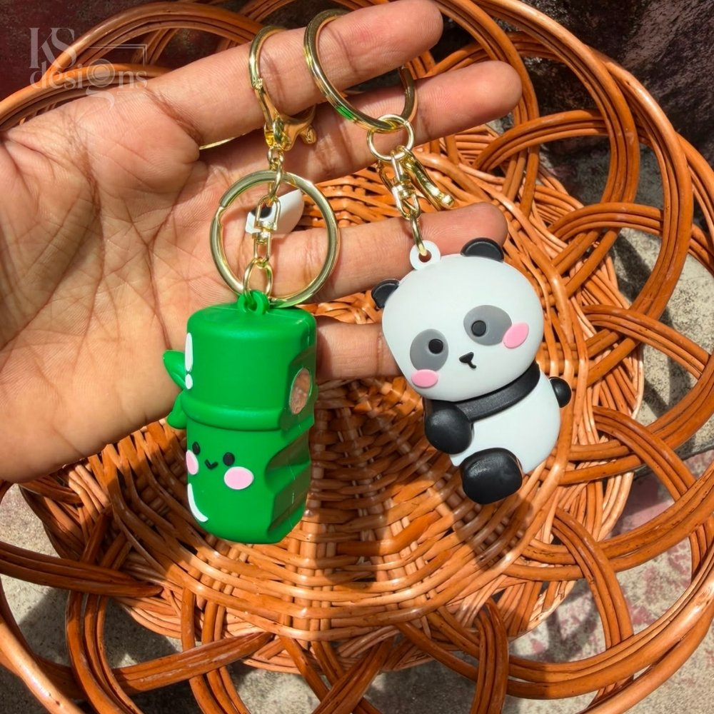 Panda Bamboo Keychain Panda Bamboo Keychain - Image 2