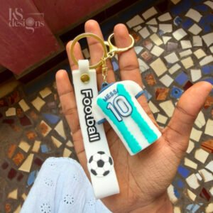 Messi Football T-Shirt Keychain