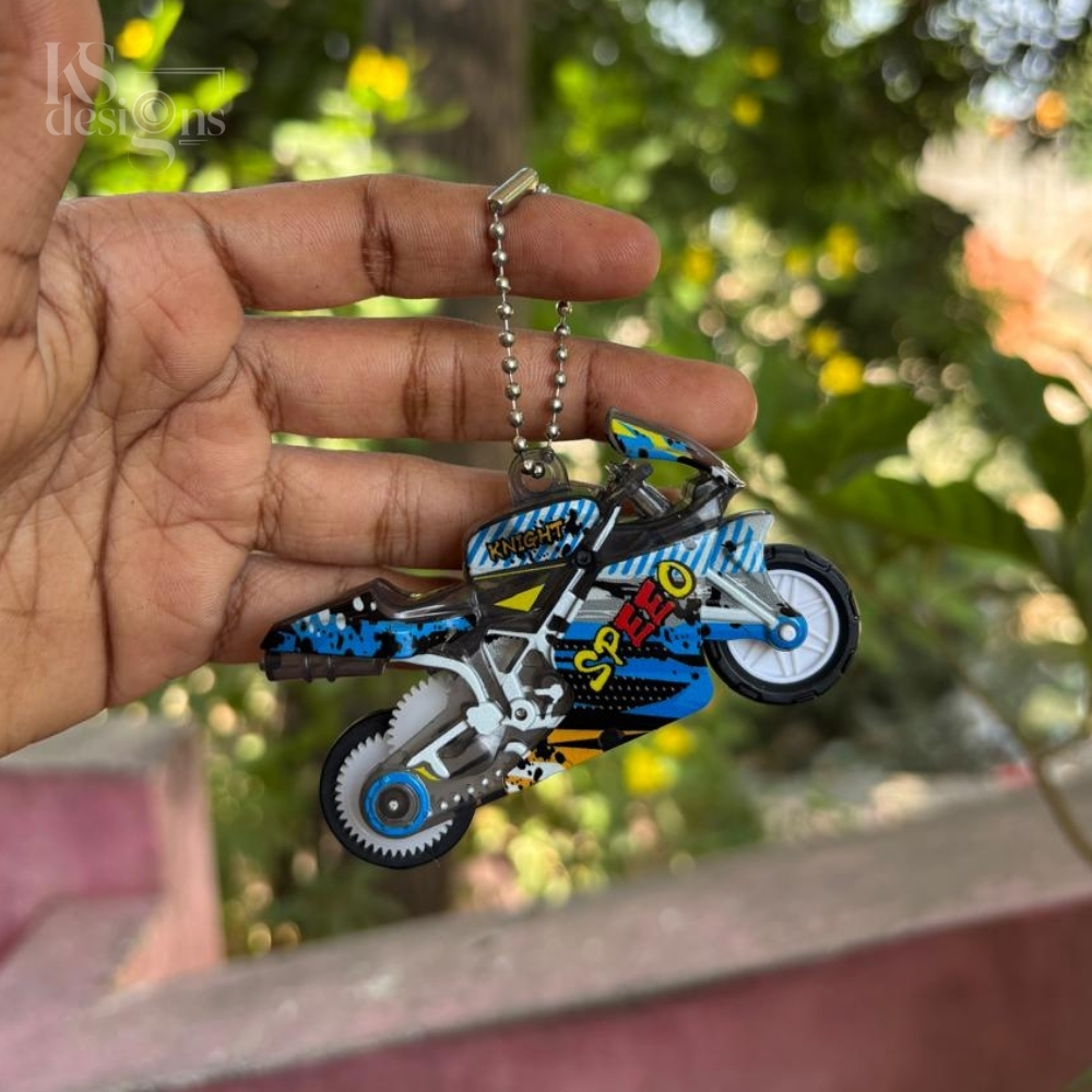 Fire Bike Keychain Fire Bike Keychain - Image 4