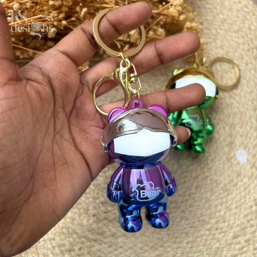 Bear Helmet Keychain Bear Helmet Keychain - Image 9