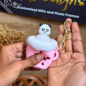 Panda Pop-Up Cup Keychain