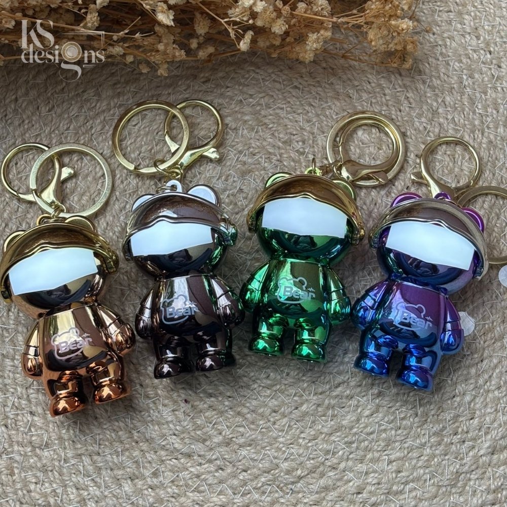 Bear Helmet Keychain Bear Helmet Keychain - Image 4
