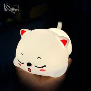 Sleeping Silicone Cat Night Lamp