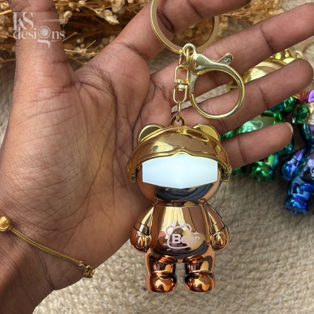 Bear Helmet Keychain Bear Helmet Keychain - Image 6