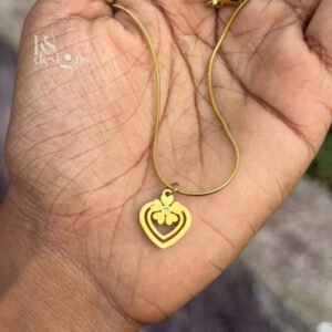 Home Page Golden Heart Pendant Necklace