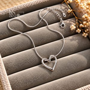 Silver Heart Chain