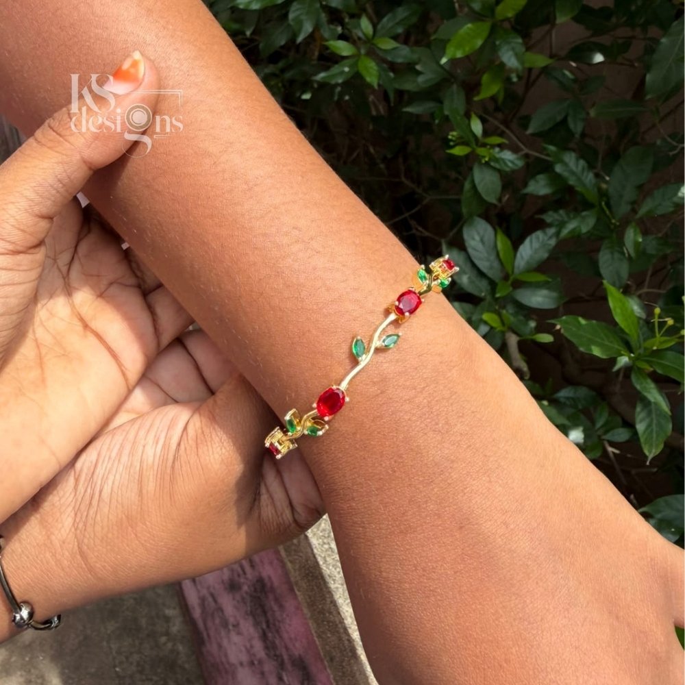 Ruby Emerald Bracelet Ruby Emerald Bracelet - Image 6
