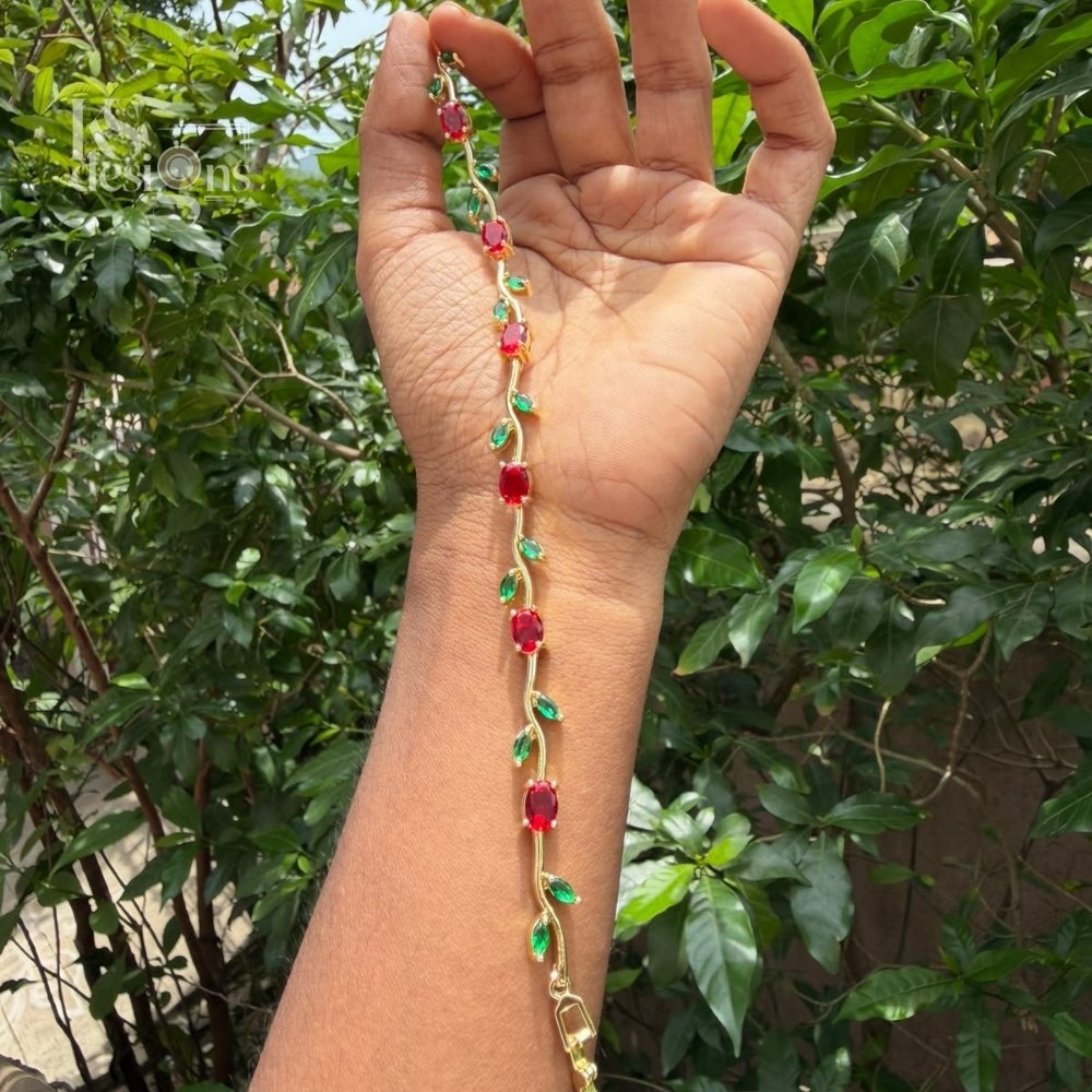 Ruby Emerald Bracelet Ruby Emerald Bracelet - Image 5