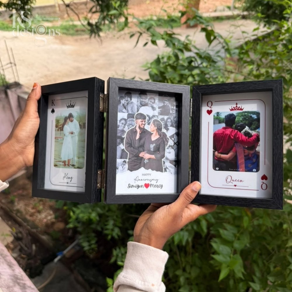 Three Side Folding Photo Frame Three Side Folding Photo Frame