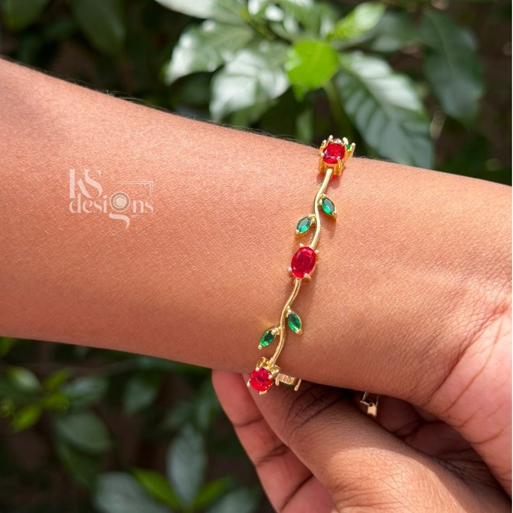 Ruby Emerald Bracelet Ruby Emerald Bracelet - Image 2