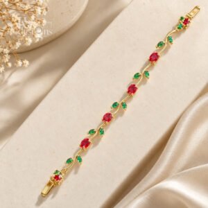 Home Page Ruby Emerald Bracelet