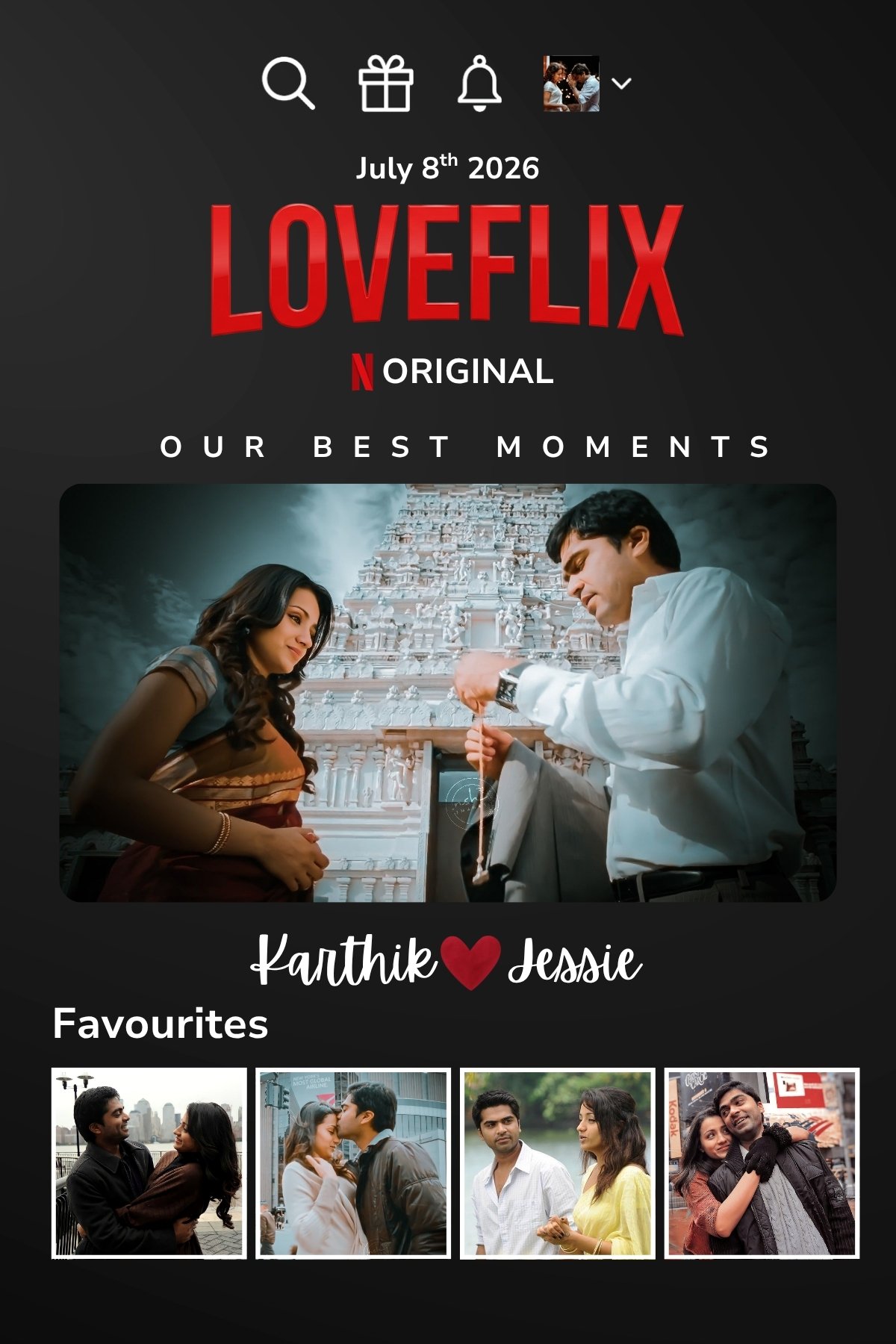 LoveFlix Frame