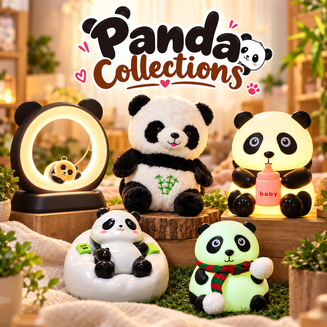 Panda Collections Cozy Showcase