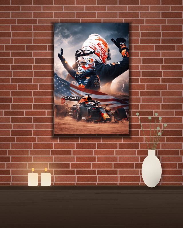 Max Verstappen US GP winner poster | Formula One | F1 POSTERS poster on a wall – KS Designs